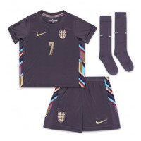Anglicko Bukayo Saka #7 Vonkajší Detský futbalový dres ME 2024 Krátky Rukáv (+ trenírky)
